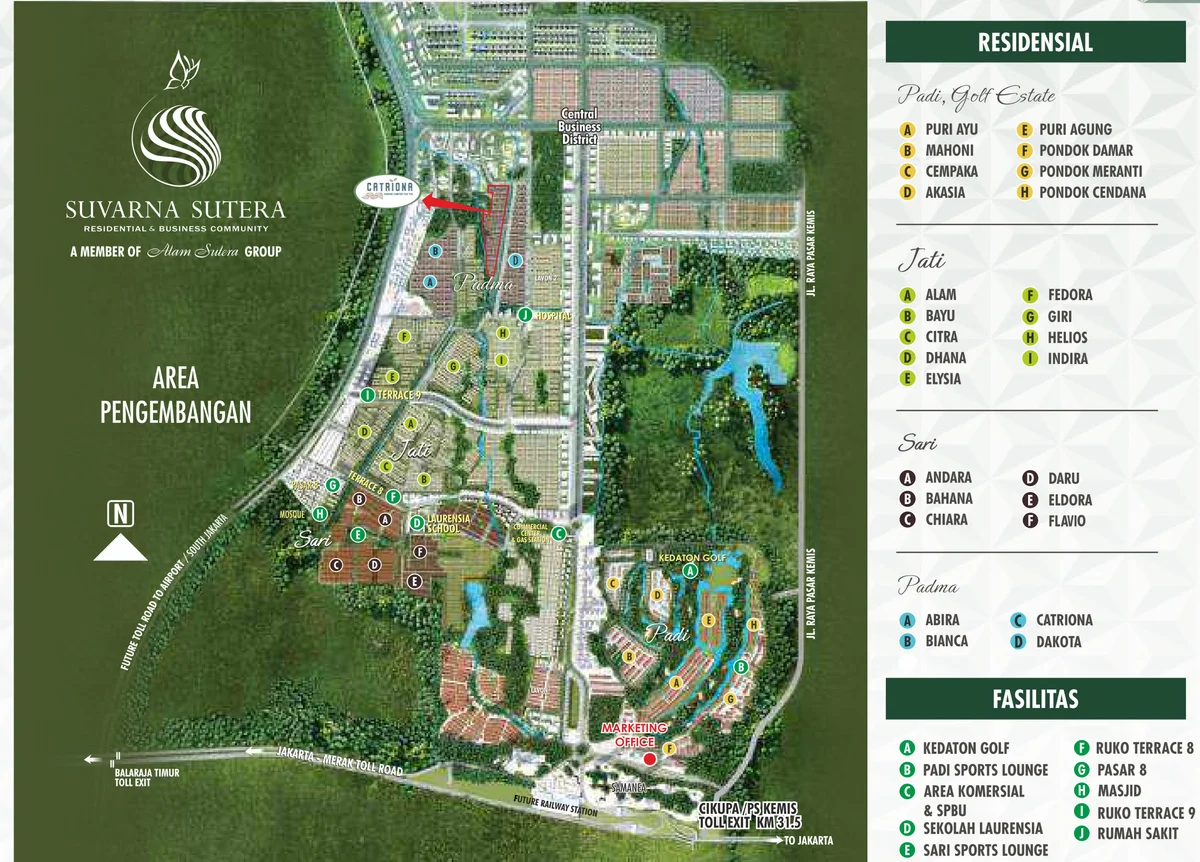 Masterplan Suvarna Sutera 900 hektar