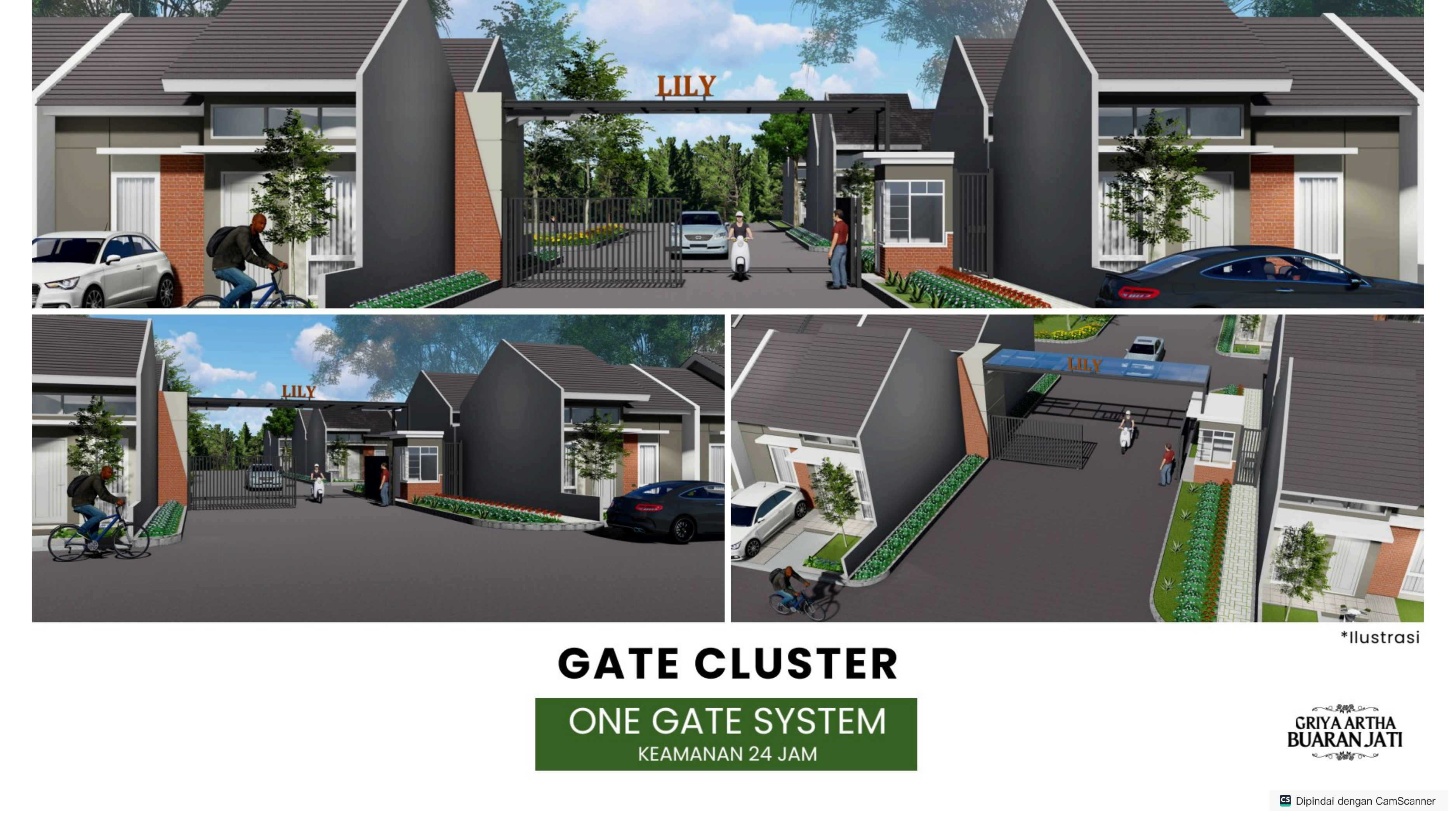 Gate Cluster Griya Artha Buaran Jati