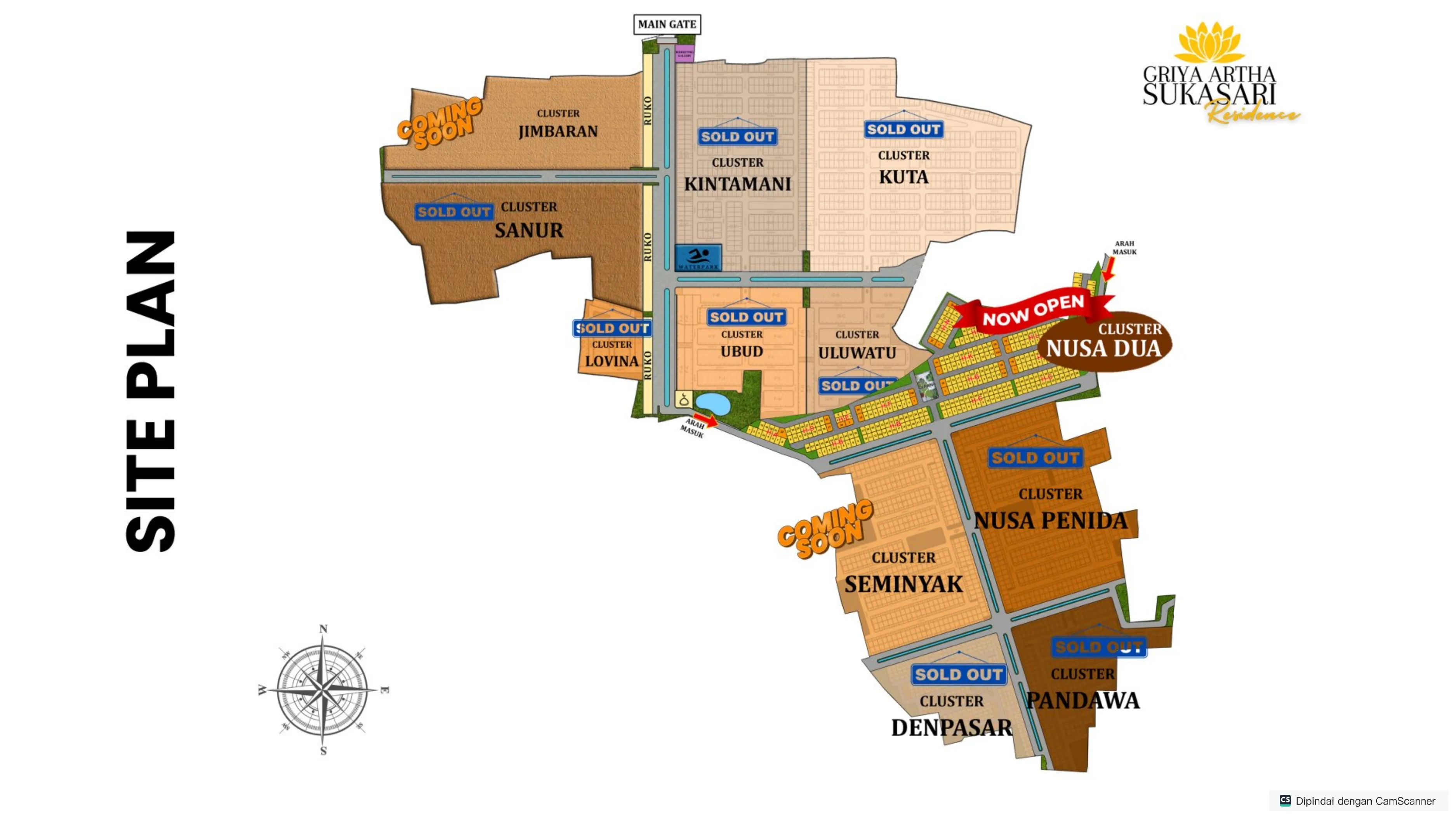 Site Plan Griya Artha Sukasari